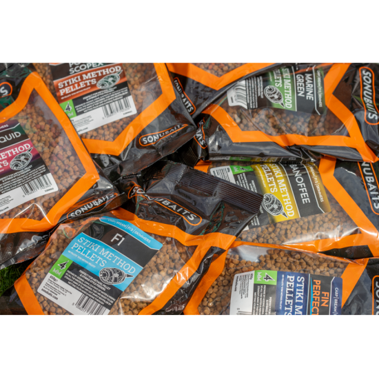 Sonubaits Marine Green Stiki Method Pellets 4mm